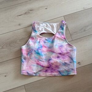 KIAVA Tie-Dye Bikini/Workout Top - Pink, Blue, Purple